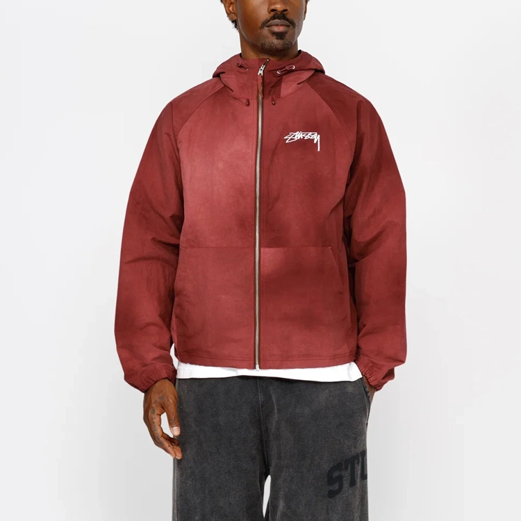 Stussy FW24 BEACH SHELL TRANSPARENT RIPSTOP logo