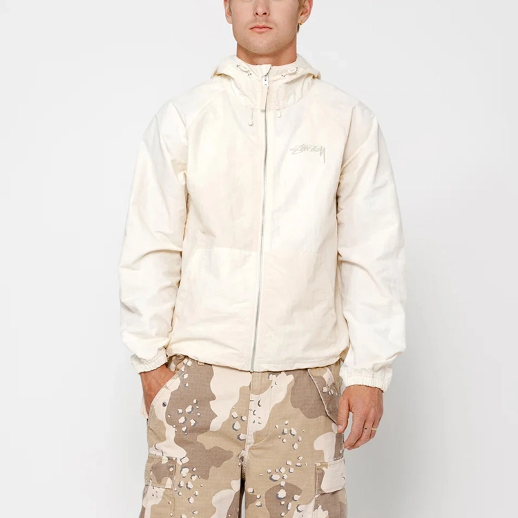 Stussy FW24 BEACH SHELL TRANSPARENT RIPSTOP logo