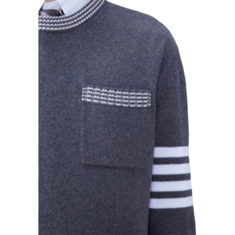 THOM BROWNE Cotton Hector Pullover