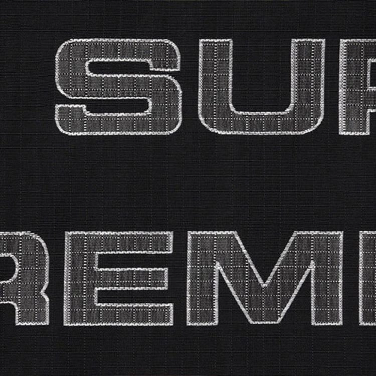 Supreme Week 1 Logo Ripstop Hooded Track Jacket Logo
