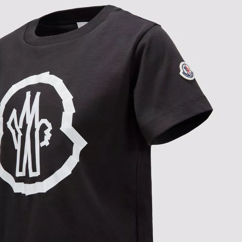 Moncler Embellished with a Printed Logo Motif T