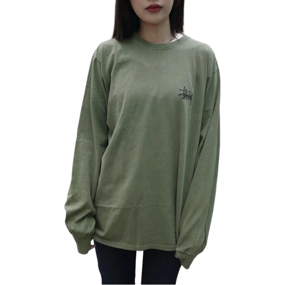 Stussy Basic Ls Tee Pigment Dyed