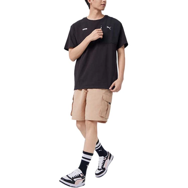 PUMA DESERT ROAD TEE logo T