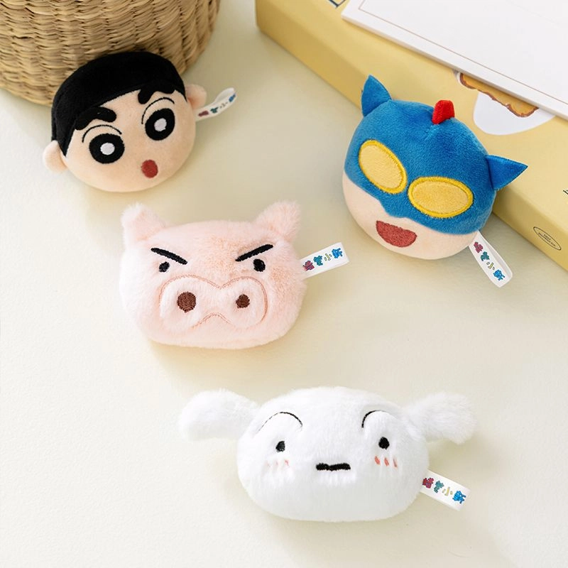 歪瓜出品 蜡笔小新 大头毛绒磁吸 可爱丑萌 生日佳品 睡觉抱枕 谷圈冰箱贴