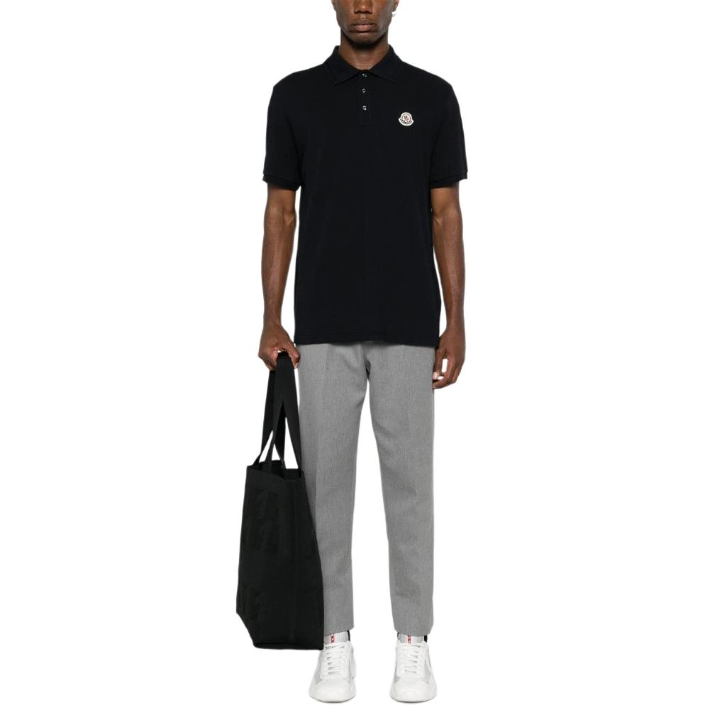 Moncler Logo Patch Polo Shirt Polo