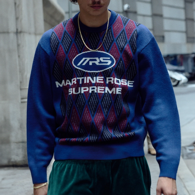 Supreme x Martine rose FW24 WEEK4 Sweater logo