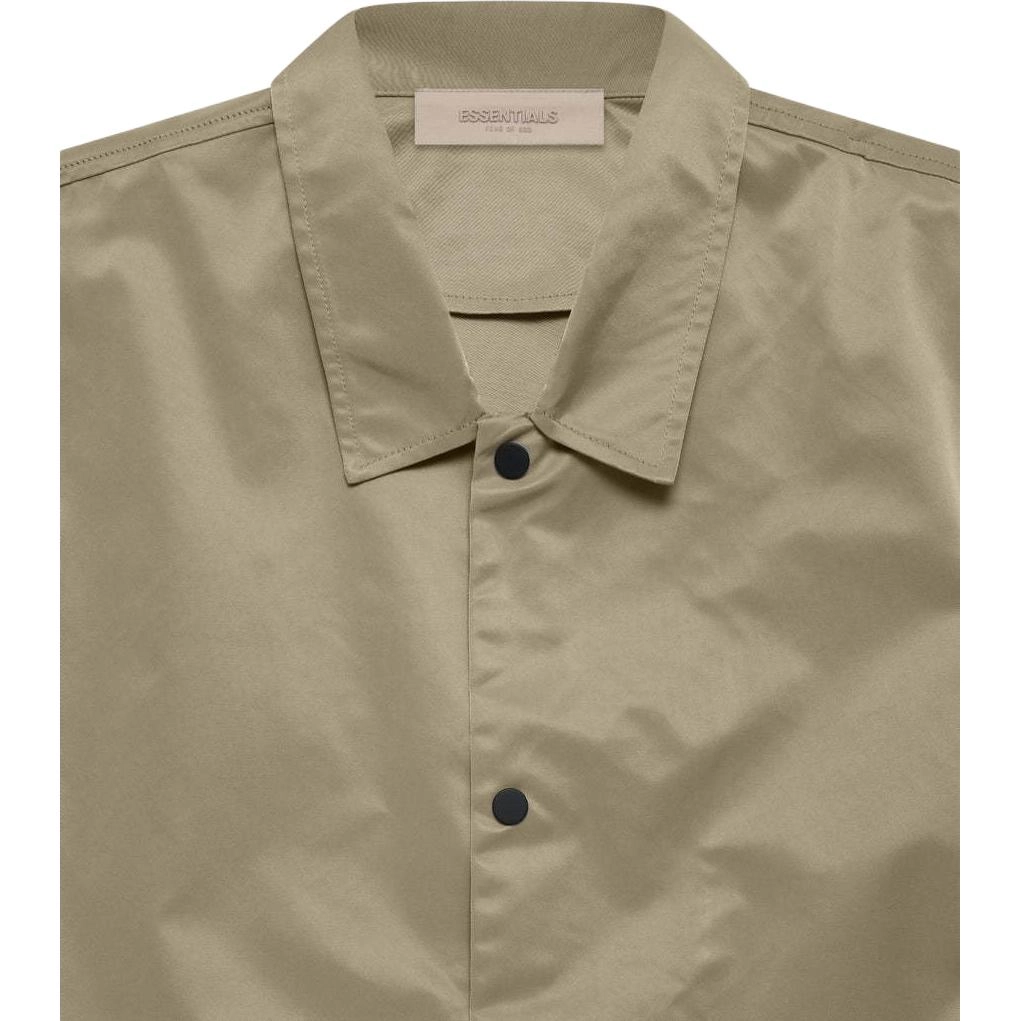 Fear of God Essentials SS22 Coaches Jacket Oak Logo