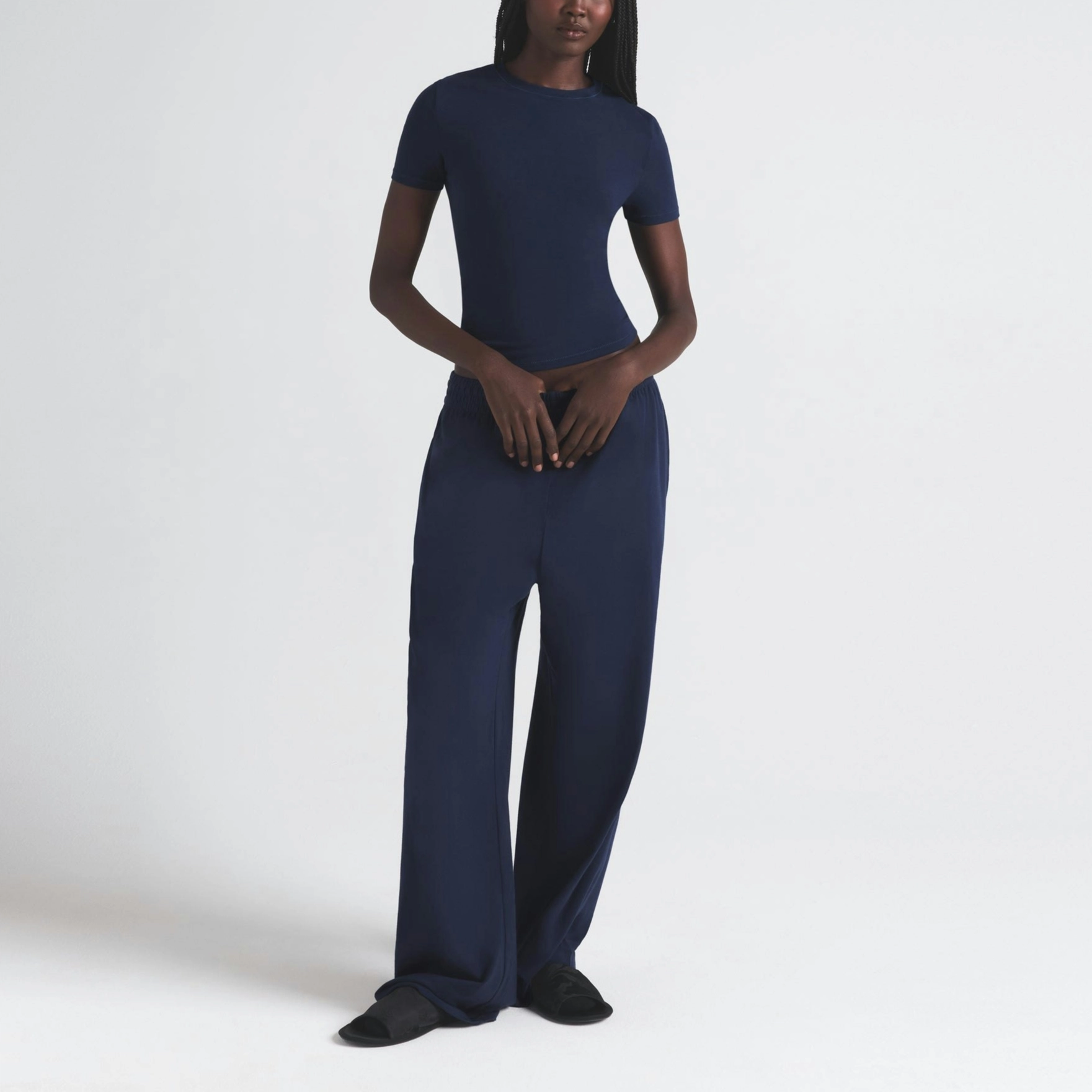 SKIMS COTTON JERSEY T-SHIRT T