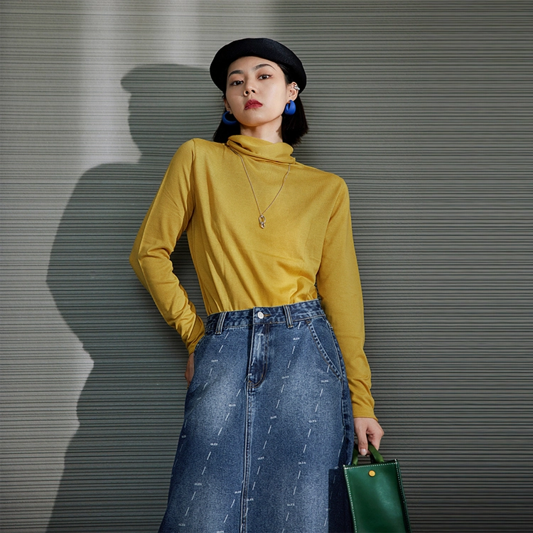 美洋 纯色休闲针织衫 女款