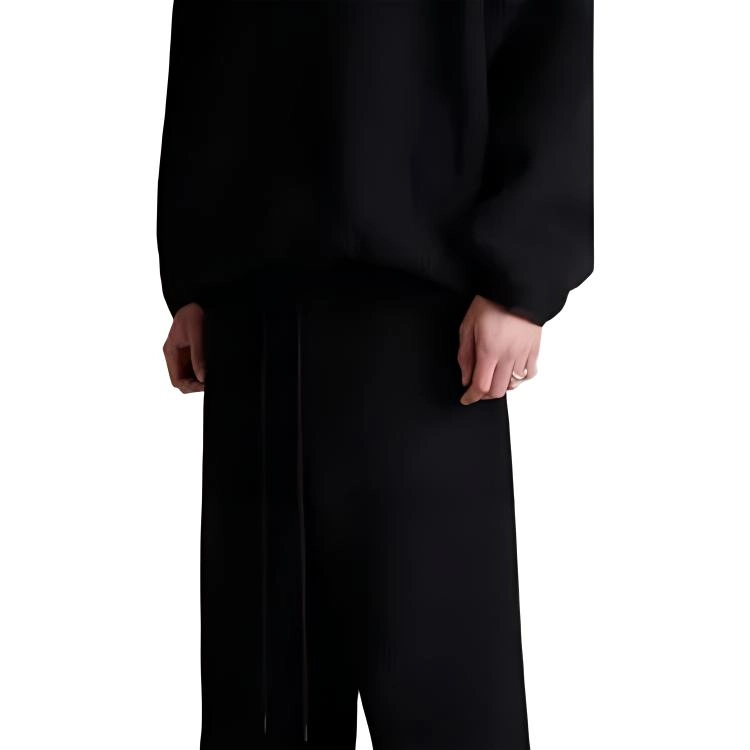 Fear of God Essentials SS24 drop2 Polar Fleece Pant Jet Black