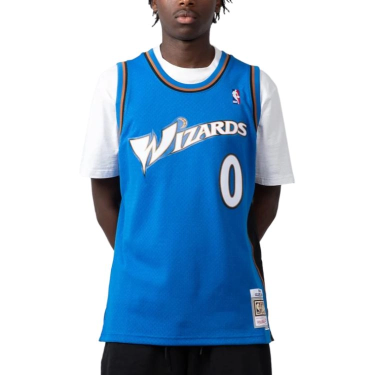 Mitchell Ness Swingman Gilbert Arenas Washington Wizards Dark 2004-05 Jersey