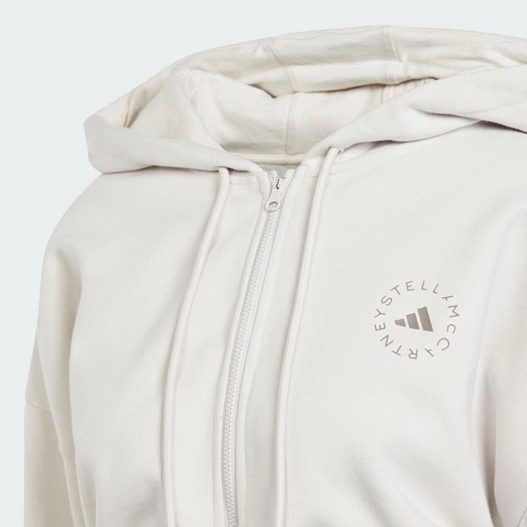 adidas x Stella McCartney SS24 Sportswear Cropped Hoodie Logo