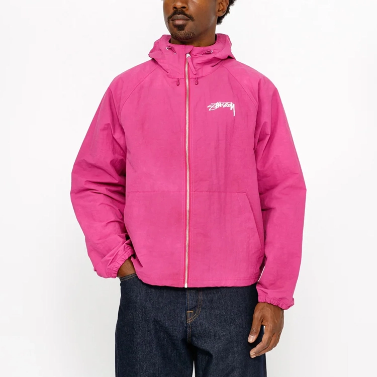 Stussy FW24 BEACH SHELL TRANSPARENT RIPSTOP logo
