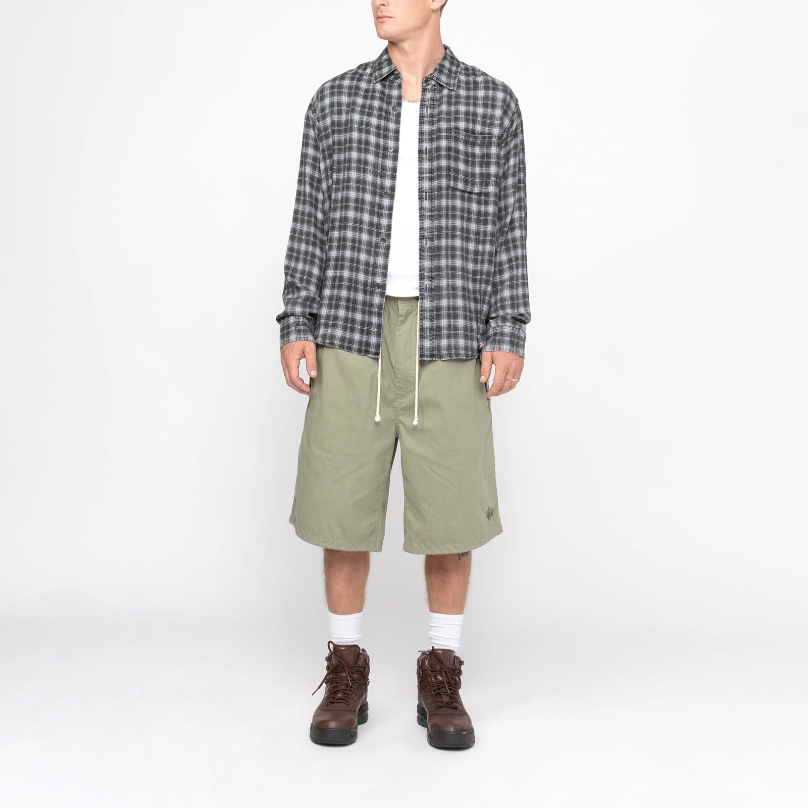 Stussy SS24 MATTHEW SHIRT PRINTED PLAID