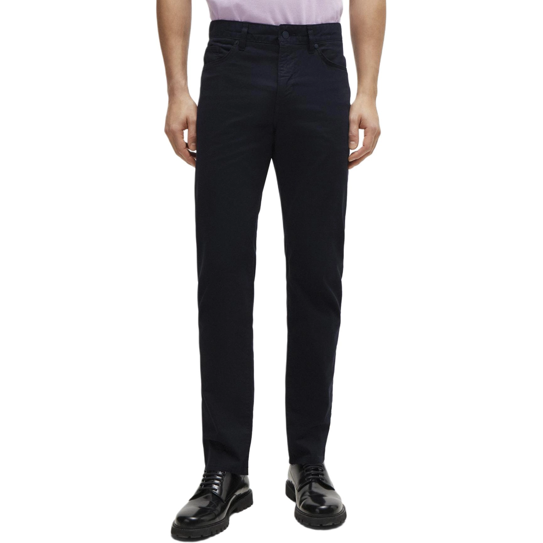 HUGO BOSS Slim-Fit Jeans In Lightweight Satin Stretch Denim