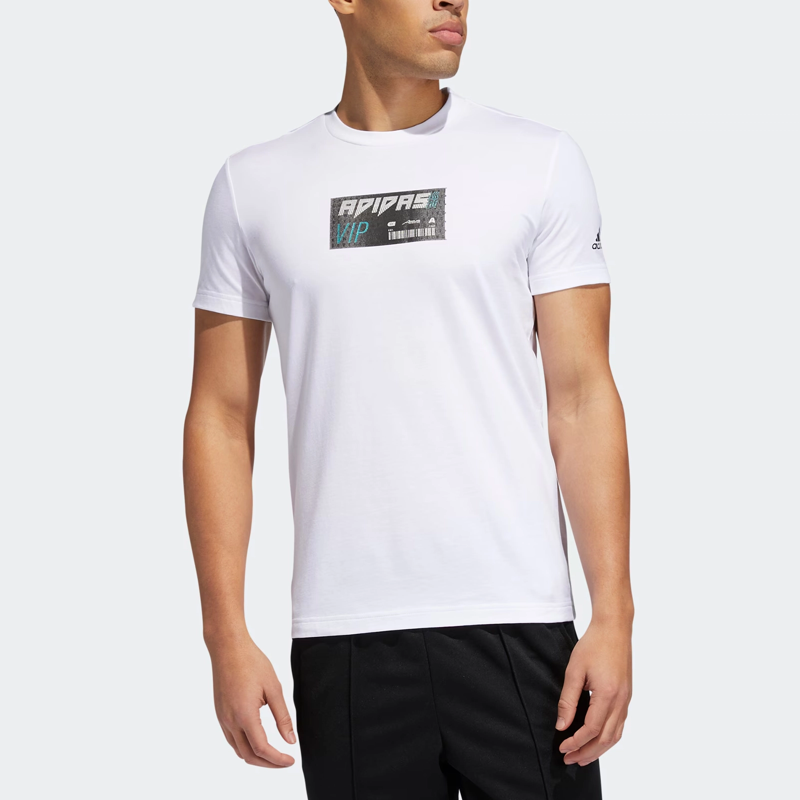 adidas M Gfx T Lng LogoT
