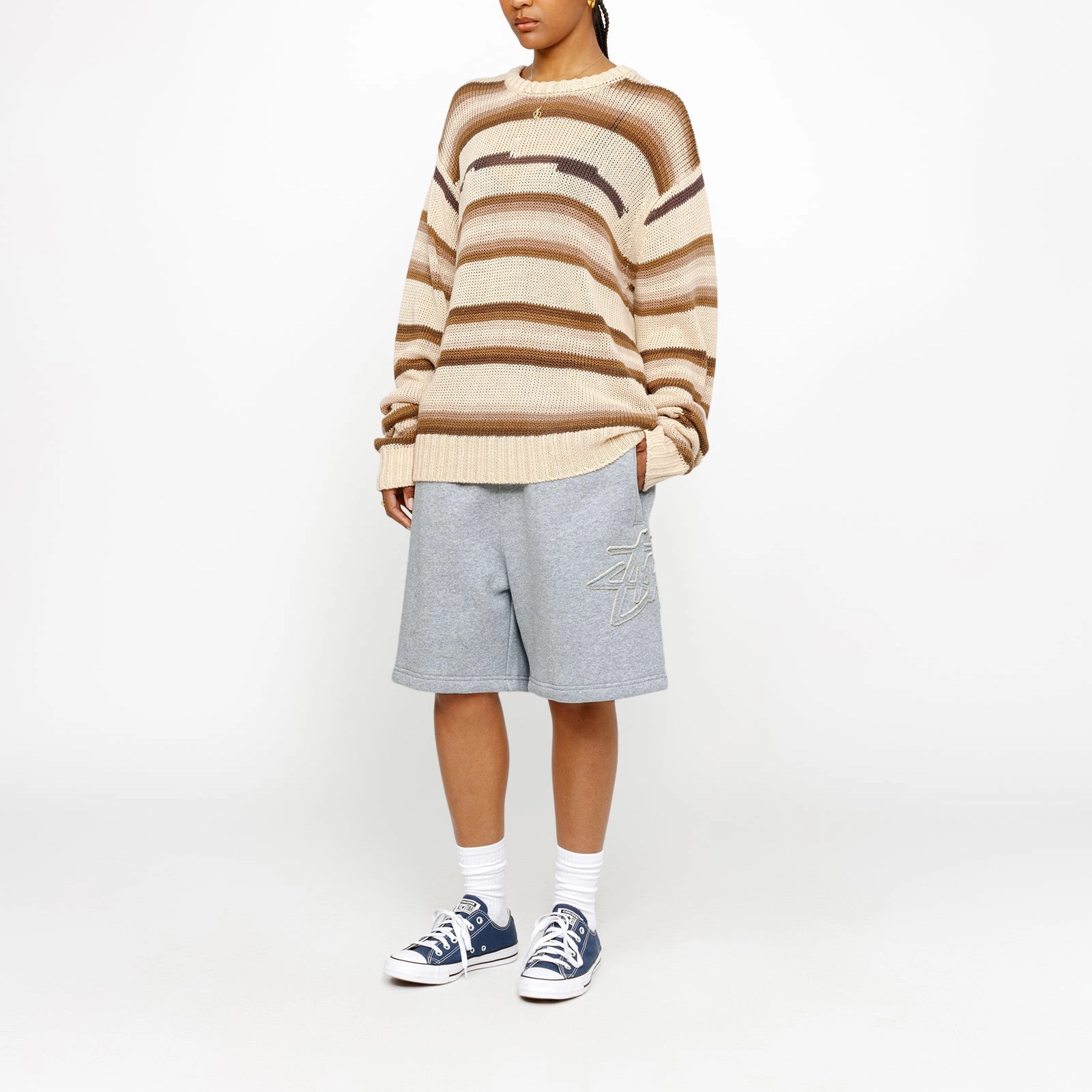 Stussy SS24 FLEECE SHORT TONAL APPLIQUE