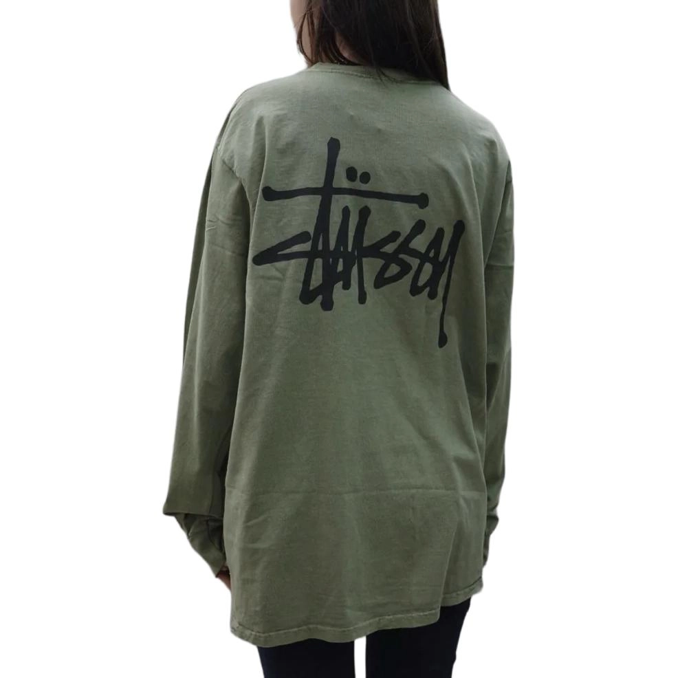 Stussy Basic Ls Tee Pigment Dyed