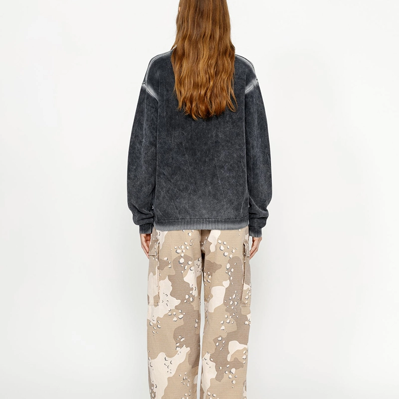 Stussy FW24 FADED COTTON KNIT CREW
