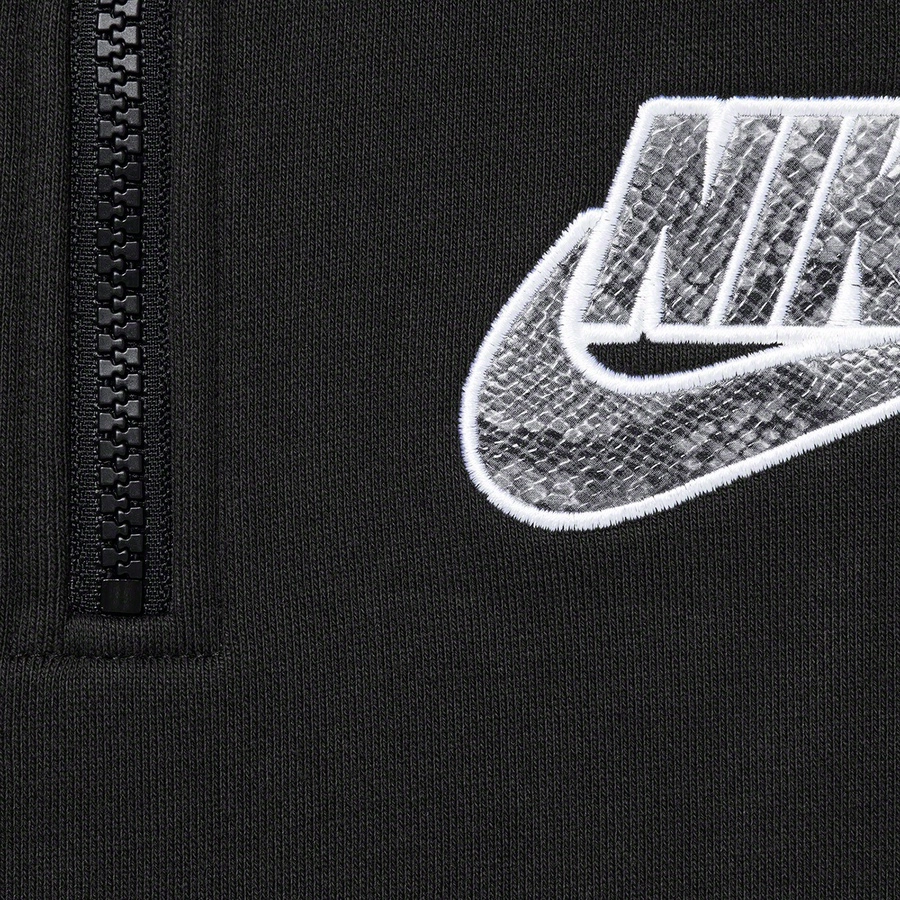 Supreme SS21 Week 3 x Nike Half Zip Hooded Sweatshirt Logo