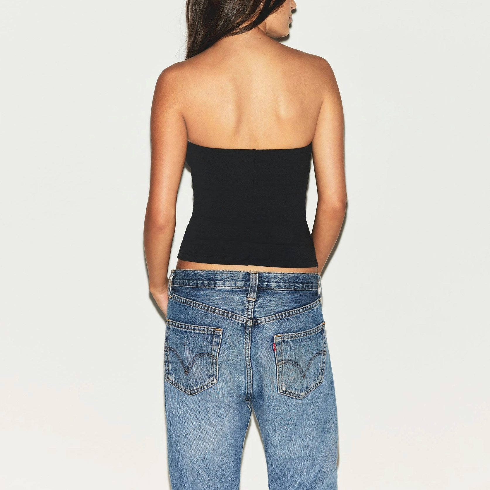 SKIMS SS25 COTTON JERSEY TUBE TOP