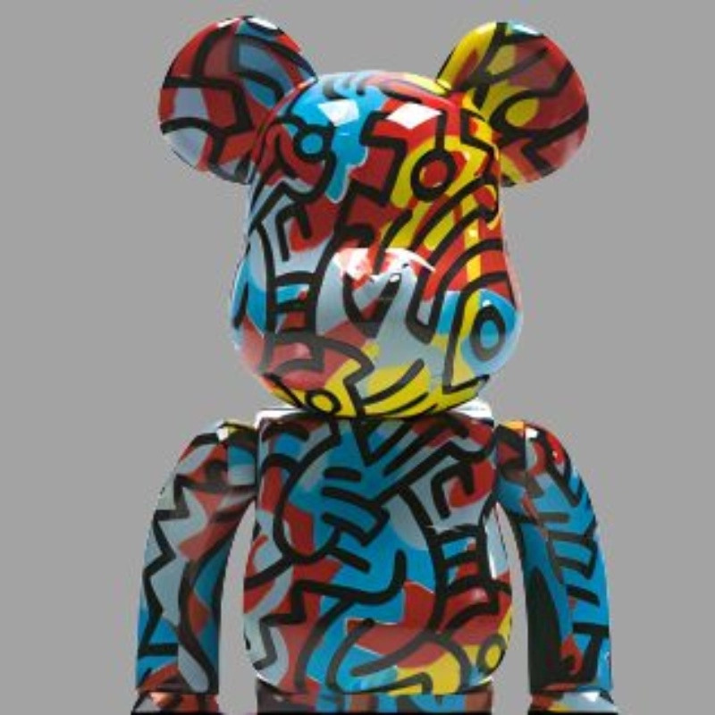 BERBRICK x Keith Haring 3 7cm28cm70cm
