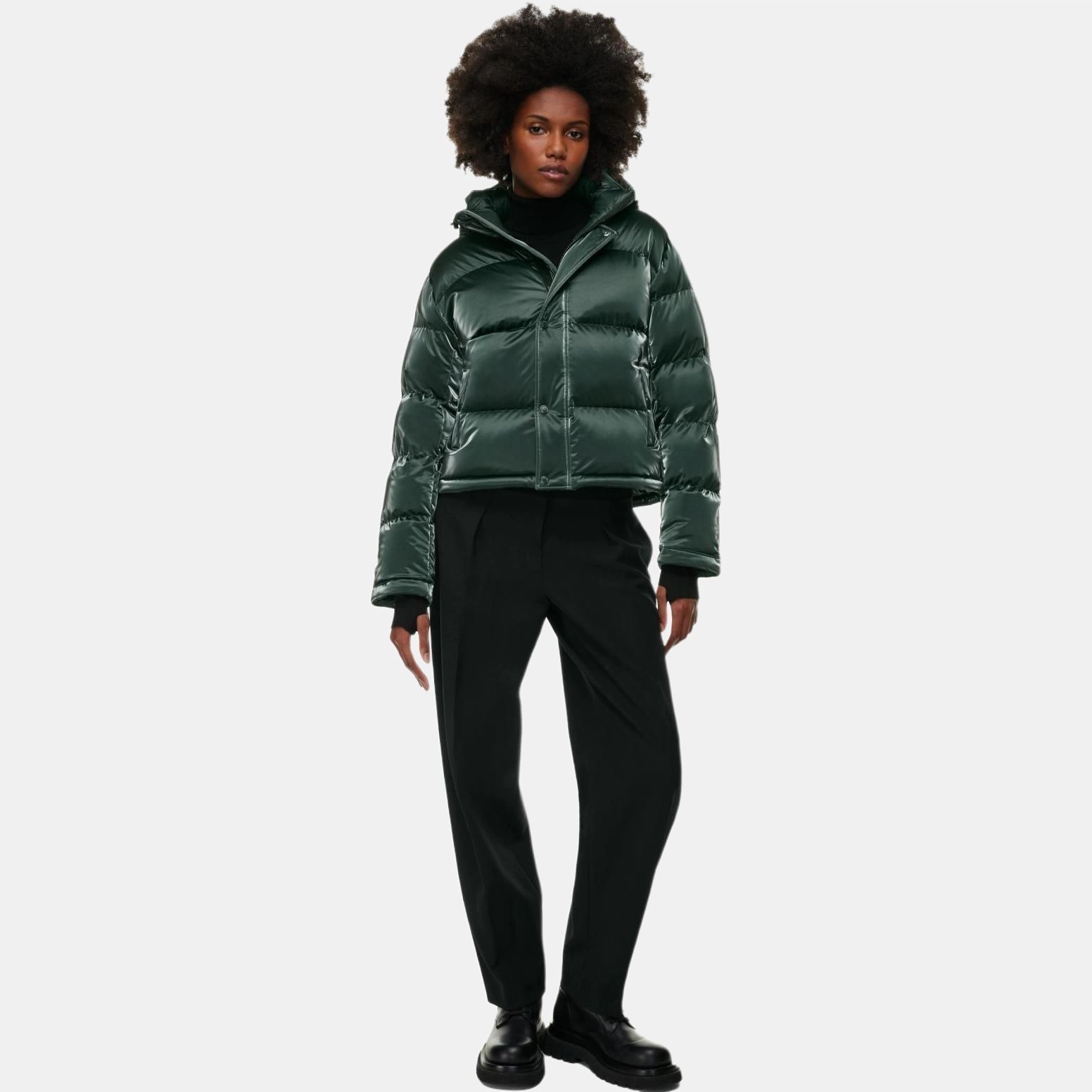 ARITZIA Super Puff Liquid Shine Shorty 4