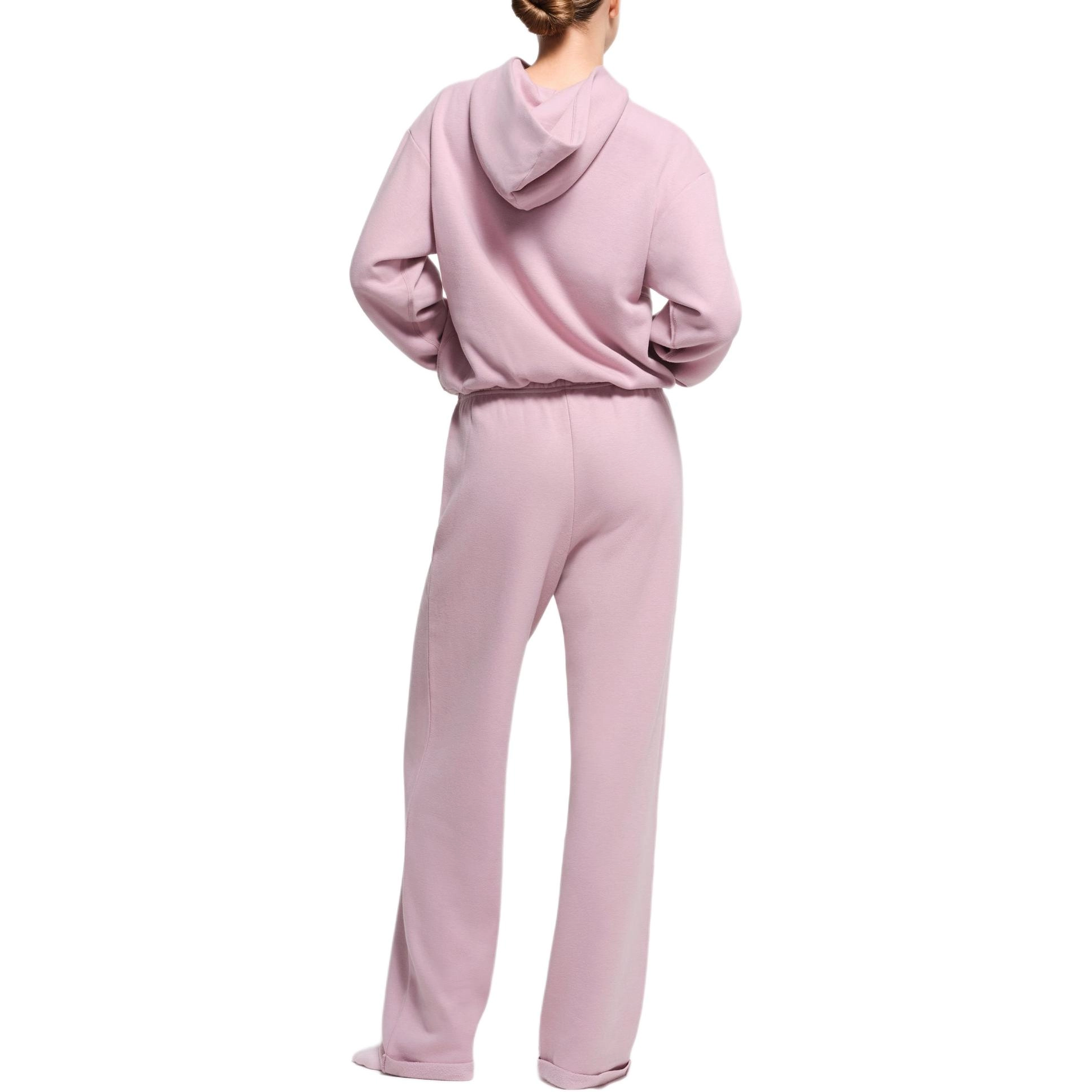 SKIMS FW24 COTTON FLEECE CLASSIC STRAIGHT LEG PANT DUSK