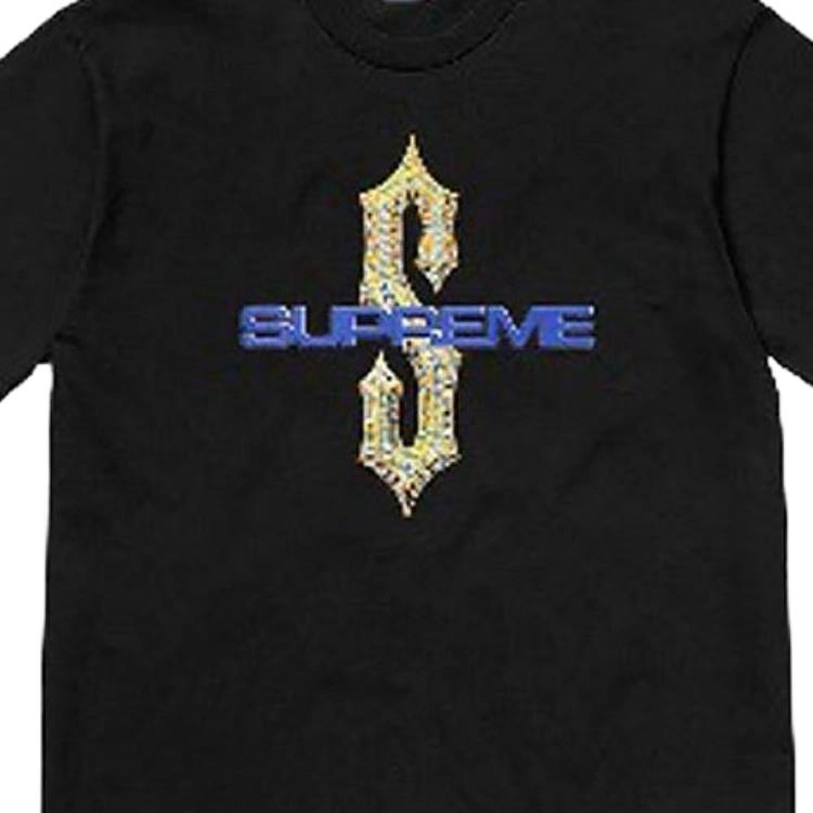 Supreme SS18 Diamonds Tee Black T