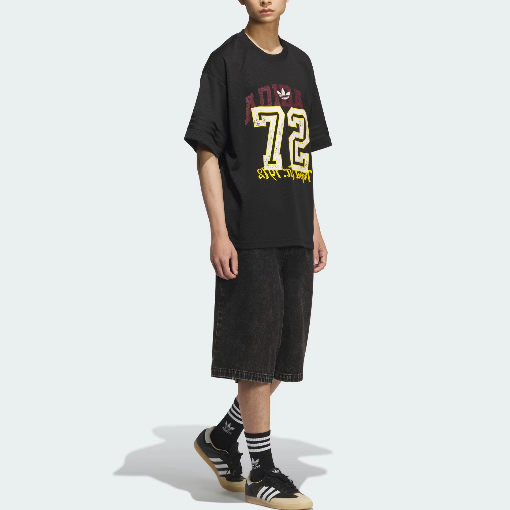 adidas originals RETROTop SS25 Basketball MESH logoT
