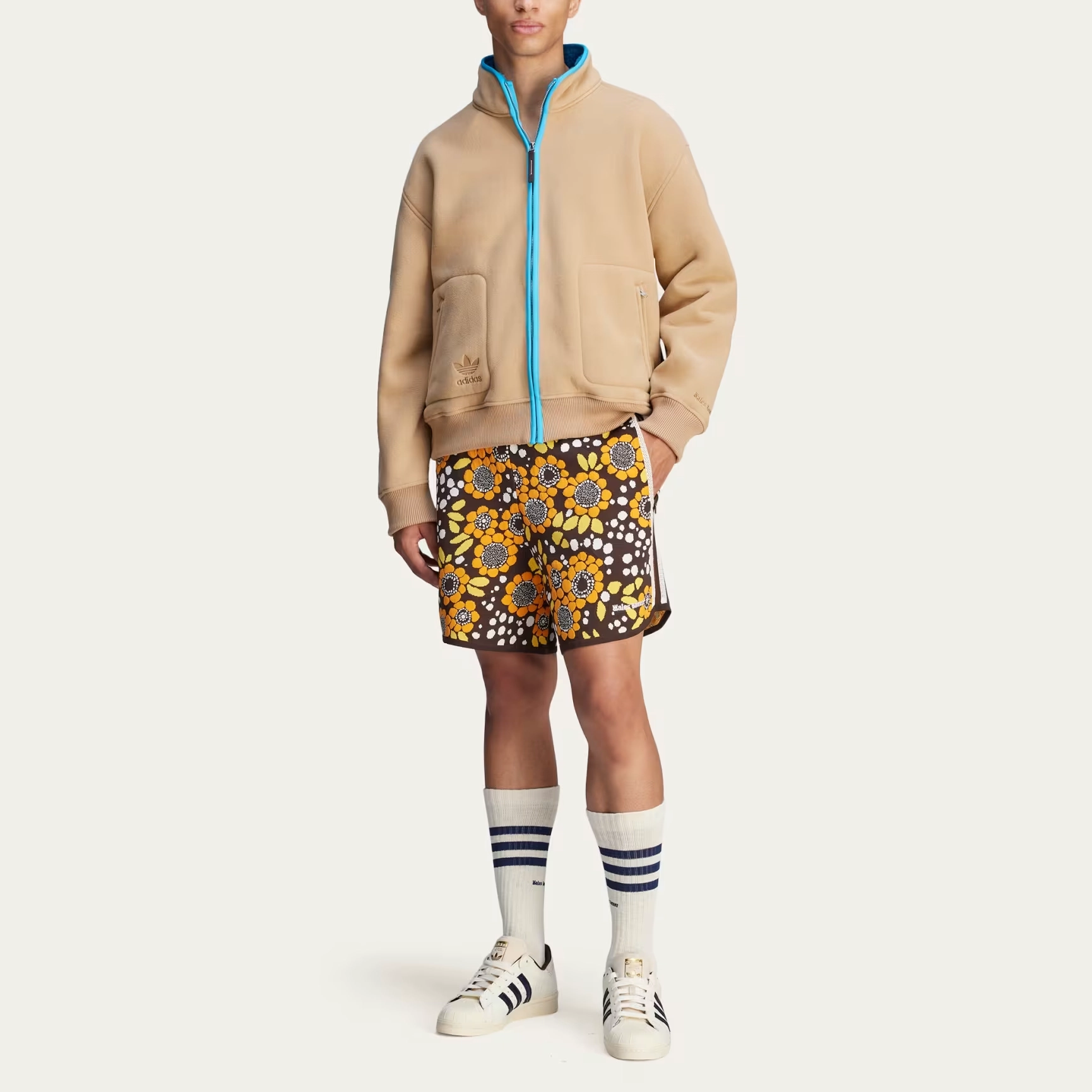 adidas originals x Wales Bonner FW24 Fleece logo