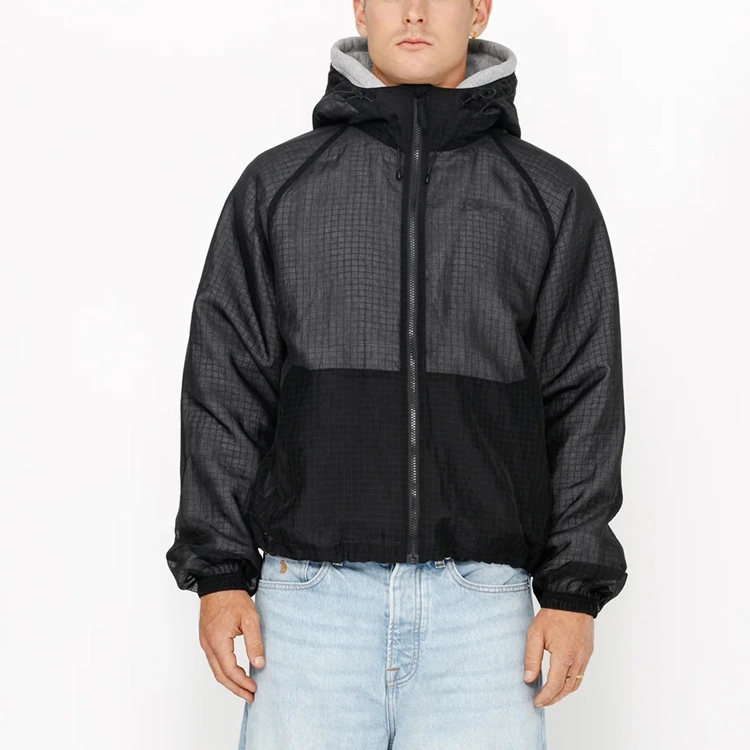 Stussy FW24 BEACH SHELL TRANSPARENT RIPSTOP logo