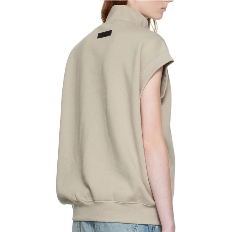 Fear of God Essentials FW22 Mockneck vest smoke