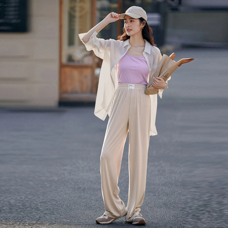 茵曼 纯色方领无袖吊带背心 女款
