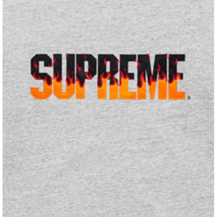 Supreme FW19 Week 1 Flame SS Top LogoT