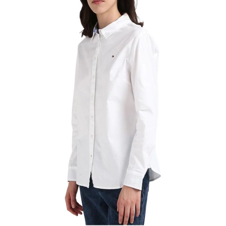 Tommy Hilfiger Regular Fit Stretch Oxford Shirt Logo