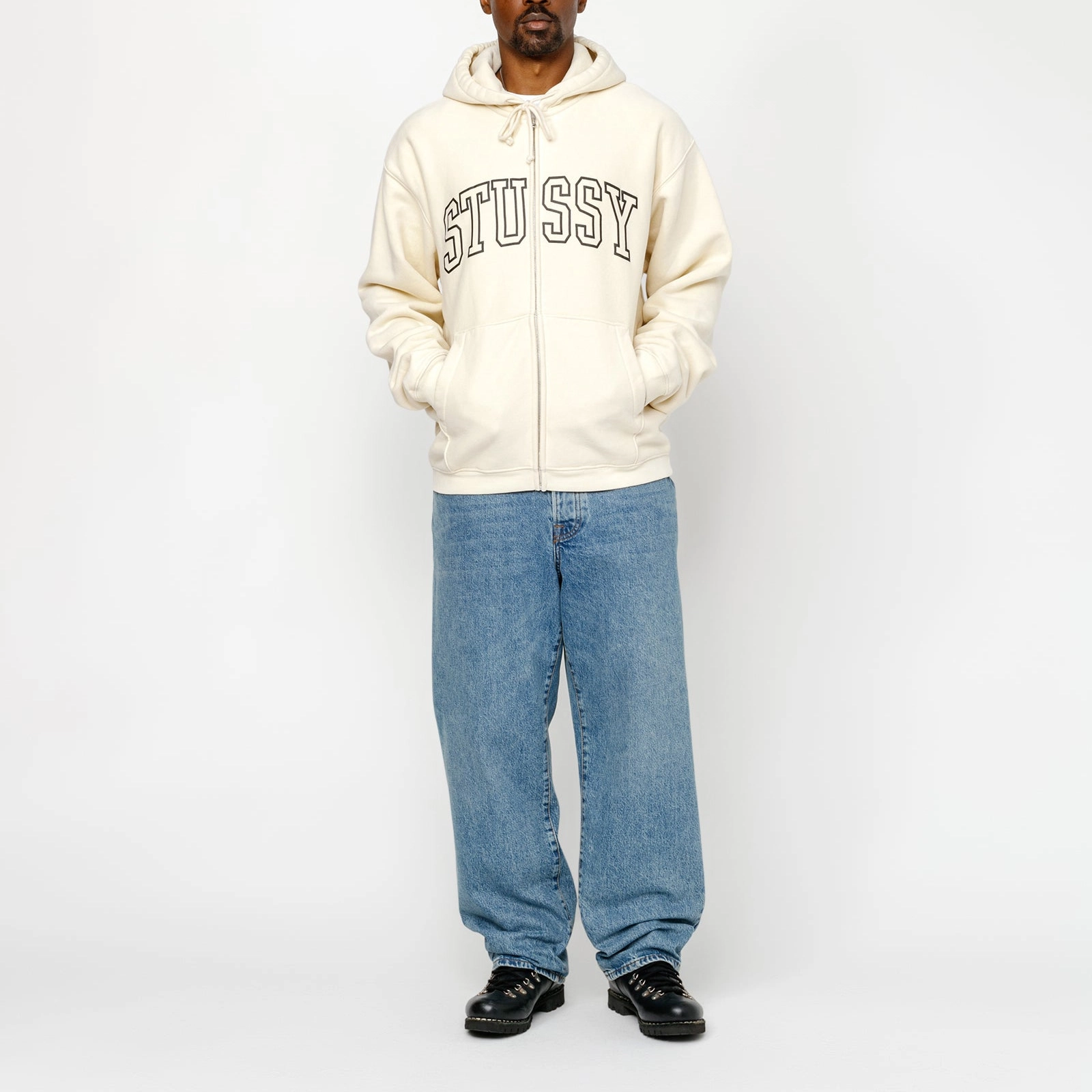 Stussy SS24 OUTLINE ZIP HOODIE