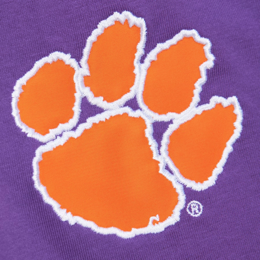Mitchell Ness x NCAA Clemson Tigers Jacquard Ringer T