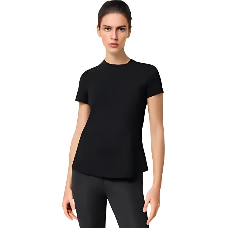 SKIMS COTTON JERSEY T-SHIRT T SOOT