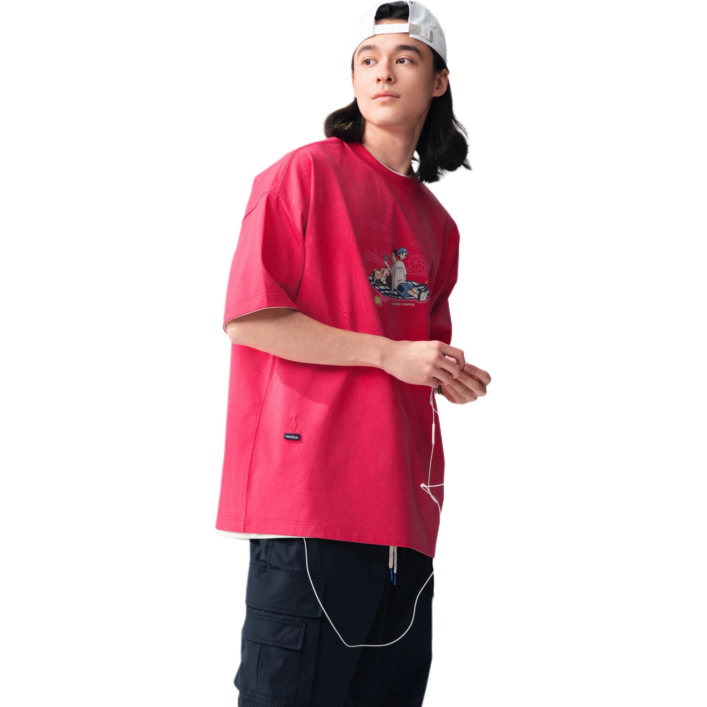 nautica white sail POPBOY T