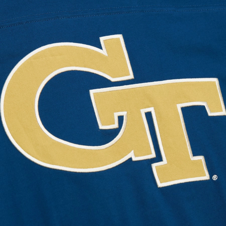 Mitchell Ness x NCAA Georgia Tech Yellow Heavyweight Yoke T