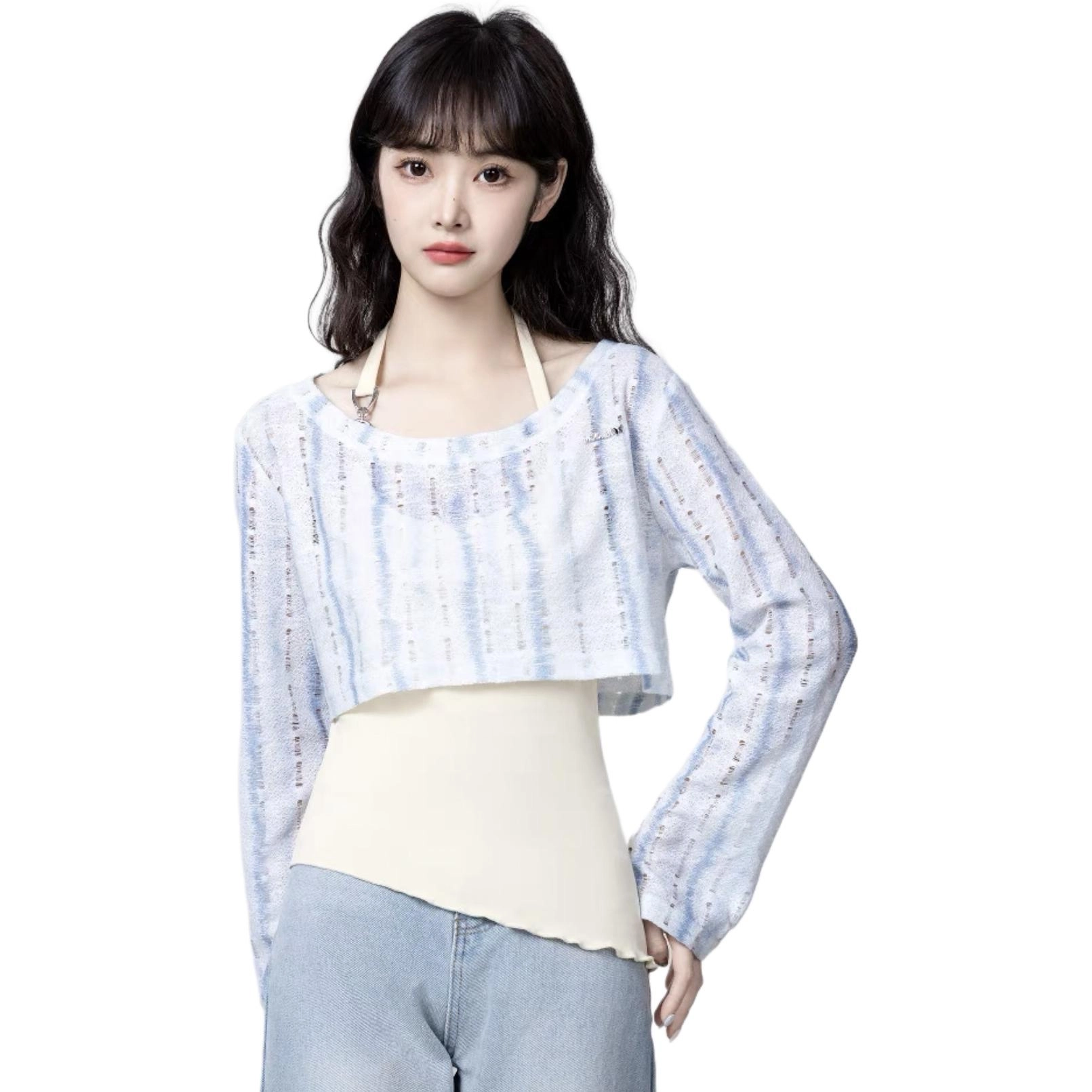 木清清 舒适休闲百搭吊带 女款 蓝色