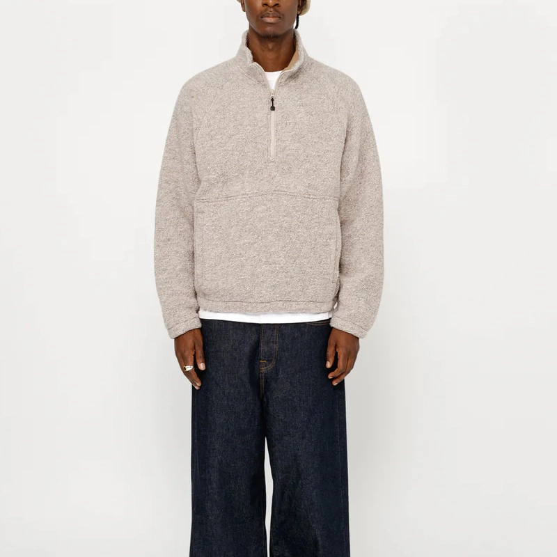 Stussy FW24 WOOL BLEND SHERPA MOCK NECK