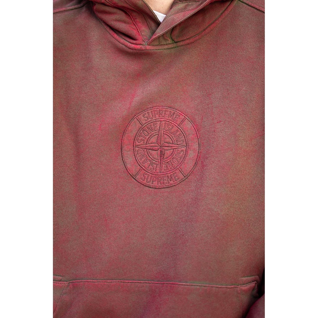 Supreme SS19 x Stone Island Hooded Sweatshirt Logo