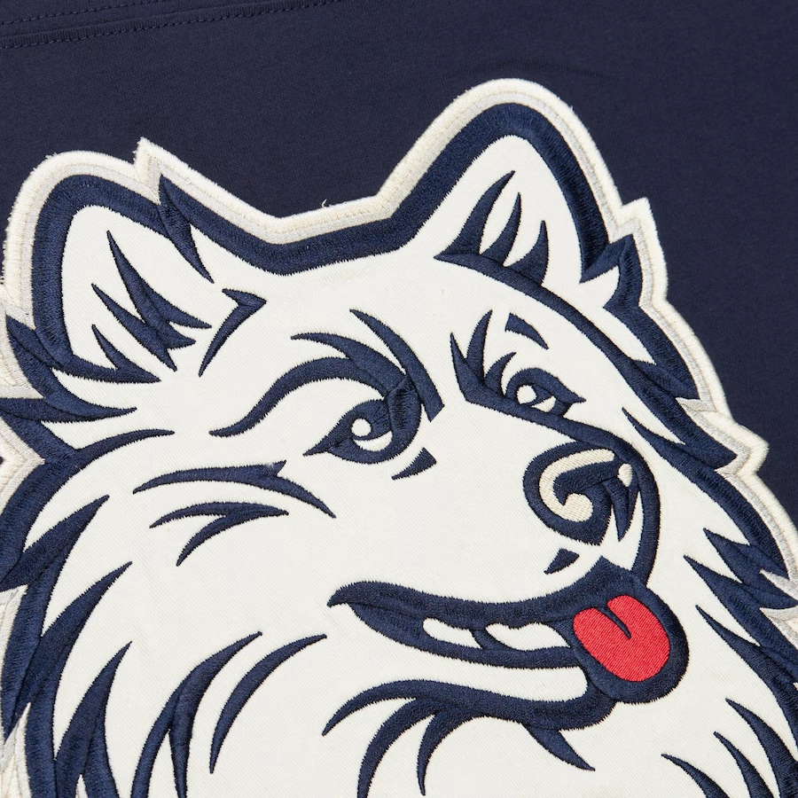 Mitchell Ness x NCAA UConn Huskies Vintage Logo Heavyweight Yoke T