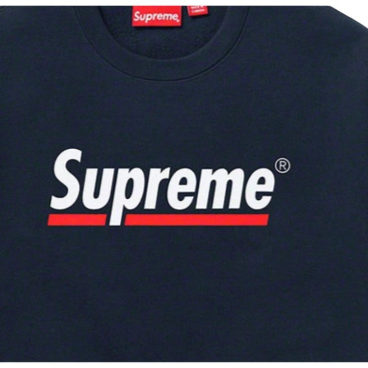 Supreme SS20 Week 2 Underline Crewneck logo