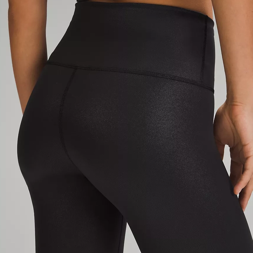 lululemon Wunder Train High-Rise Tight 28" Foil Black