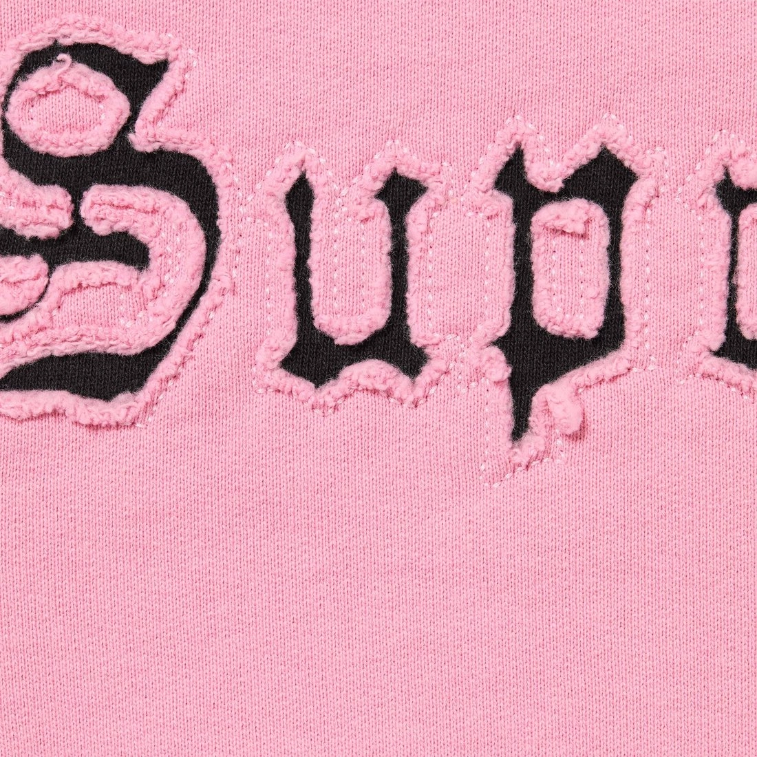 Supreme SS25 Contrast Cutout Hooded Sweatshirt logo