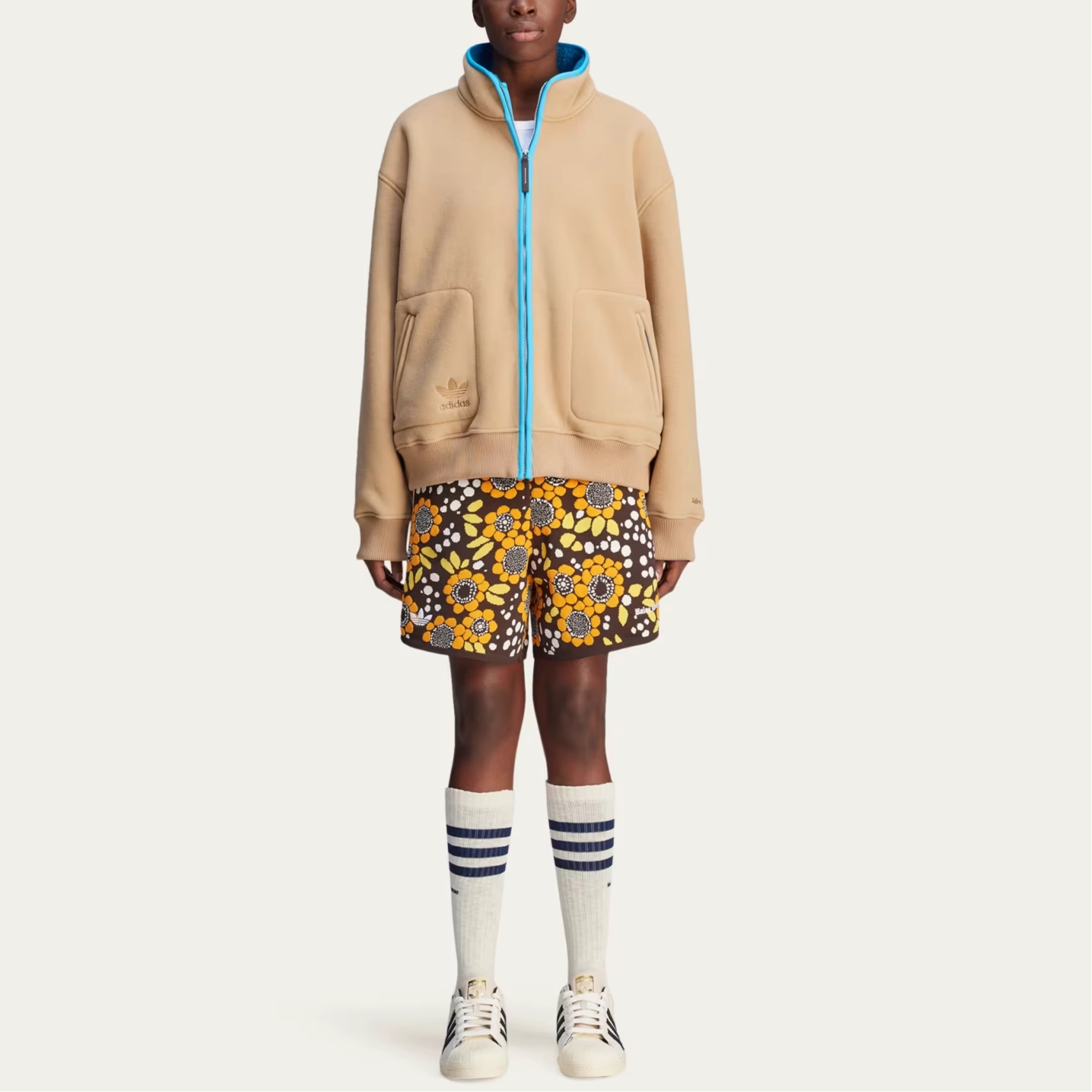 adidas originals x Wales Bonner FW24 Fleece logo