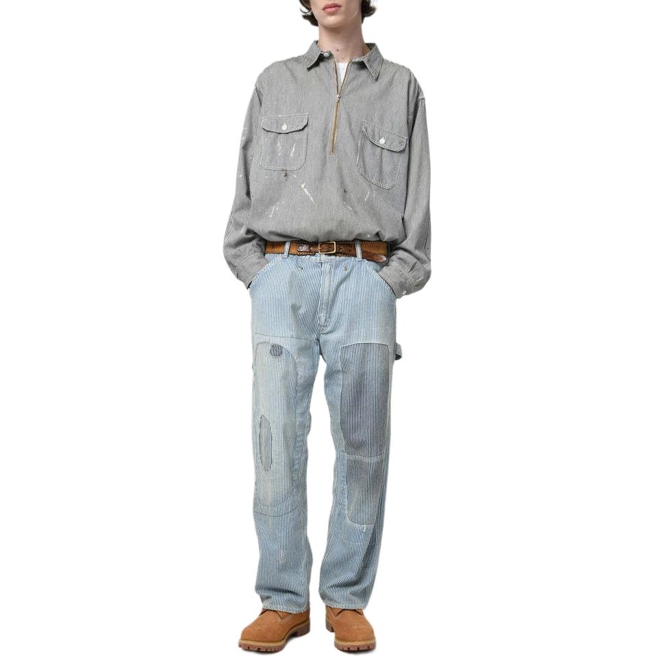 bowwow SS25 HICKORY PAINTER PANTS with SEPARATE APRON